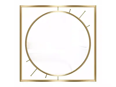 Mirror in a metal frame GZ-M1065 3D model