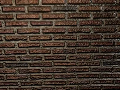 wall with high graphics Free 3D model