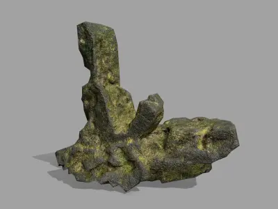 Rock Set Low-poly 3D model 28