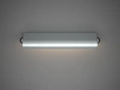 Charlotte Perriand Applique Cylindrique Longue Wall Lamp 3D model