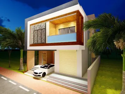 Best House 3D model 3D model