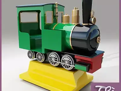 KIDDY RIDE TRAIN 3D model
