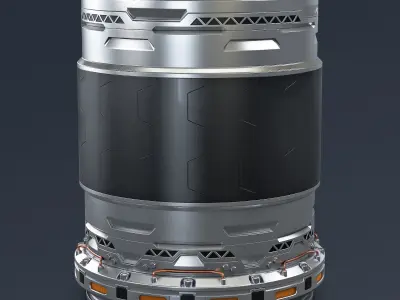 Sci Fi Container M 1 3D model