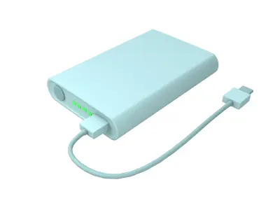 Power Bank Icon v1 004 Low-poly 3D model