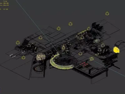 Titan - small base - floor 3D model