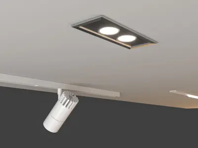 Ceiling Lights - House Pack 3D Models 3D model