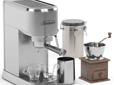 SUNBEAM espresso coffee machine Free 3D model