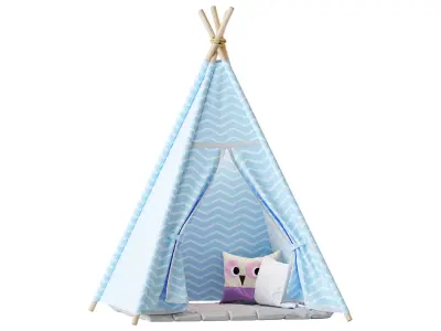 Childrens tent 3D model