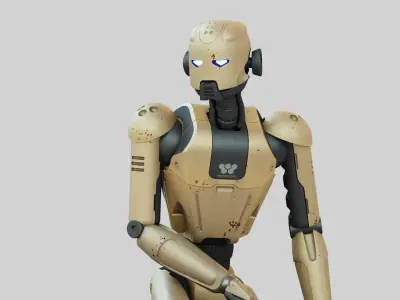 ANDROID JUNO RIGGED 3D model