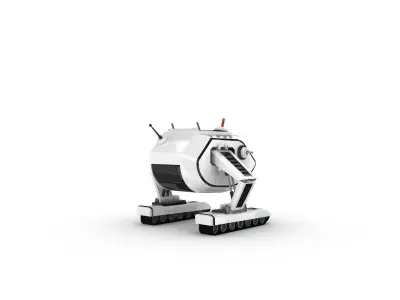 Funny Robot Character 3D model