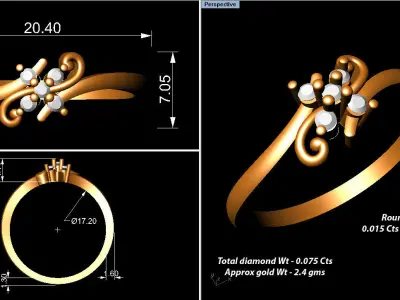 Ring - 1152 3D print model
