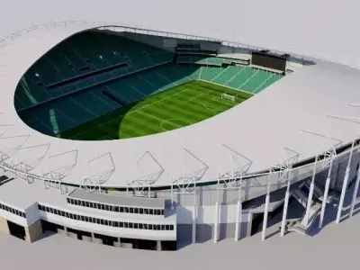 Allianz Stadium - Sydney Football Stadium Low-poly 3D model