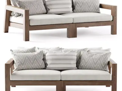 Lars daybed by Piet Boon 3D model