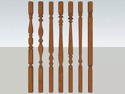Baluster 3D Sketchup Model Download 3D model