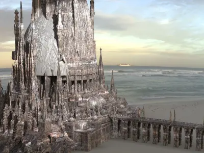 Barbarian Grand Hyborian Monolith 1  3D model