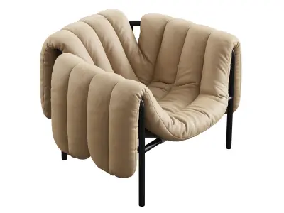 Puffy Lounge Chair 3D model