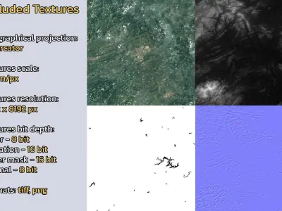 Loudi China City Landscape 3D Model 3D model