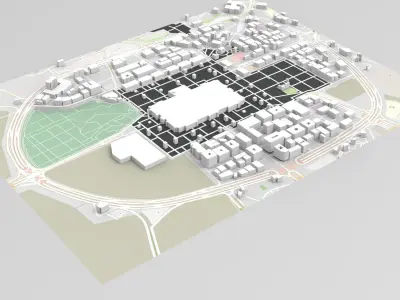 Cityscape Medina Saudi Arabia 3D model