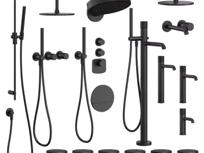 Gessi Habito mixer set 3D model