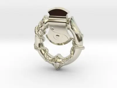 Gothic Door Knocker 3D print model