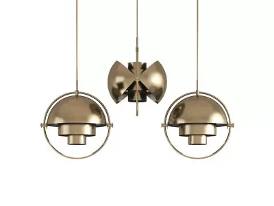 Gubi Multi Lite Pendant Louis Weisdorf 3D model