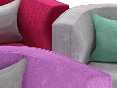 Holly Hunt ArmChair Free 3D model