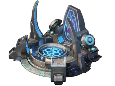 Fleet territory - command base 3D model
