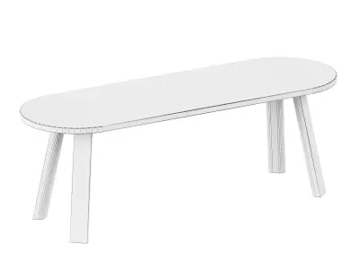 Side Table Large BuzziMilk by BuzziSpace 3D model