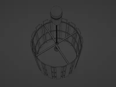 Modern light 2 3D model