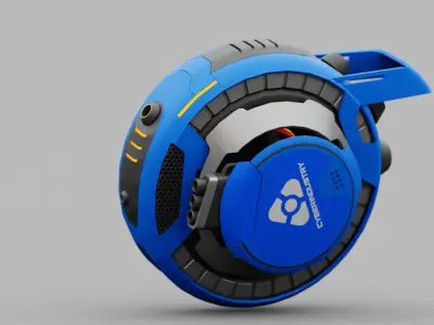 STREET FIGHTER BOT  RIGGED 3D model