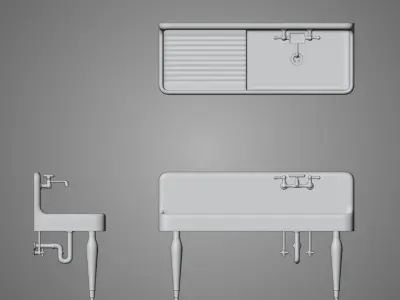 Kitchen sink - 3D printing 3D print model