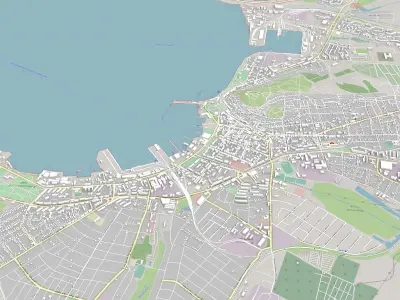 Cityscape Kerch Crimea Ukraine 3D model