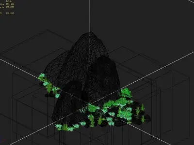 Explore the mountains - Rocks 09 3D model