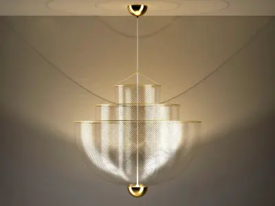 Meshmatics Chandelier 3D model