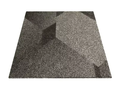 rug 3d model acoustic carpet tiles Texture
