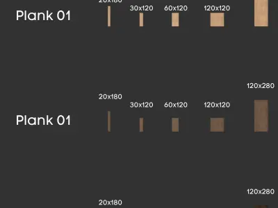 Florim Nature Mood Wood Tile Textures Pack Vol 1 - 14 in 1 Texture