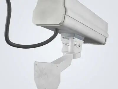 Security Camera Low-poly 3D model