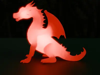 Dragon Indirect Lighting 3D model