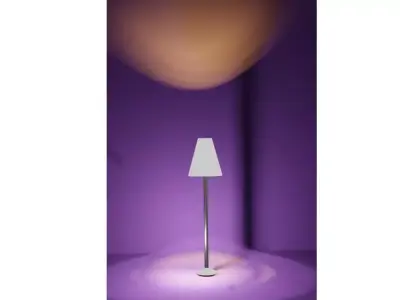 White Minimal Lamp for interior Low-poly 3D model