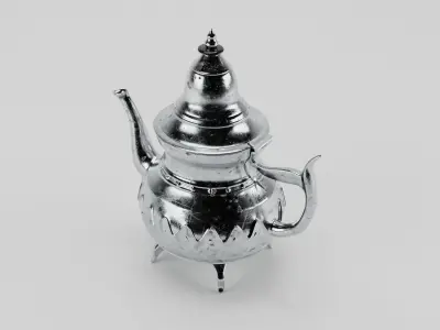 Moroccan teapot berrad 3D model