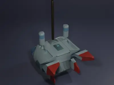 Robot Assistant B-12 from Stray 3D model