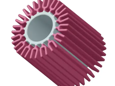 Thermal Heat Sink Toy 3D model