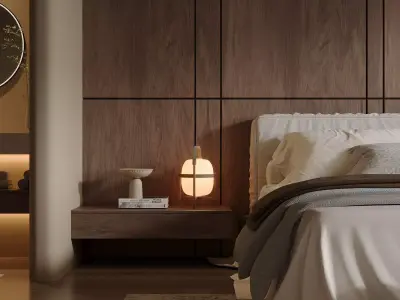 Bedroom interior scenes 3D model