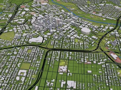 Minneapolis City 3D model