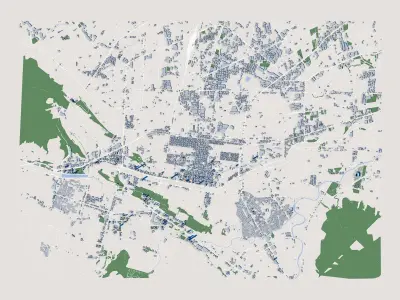 Monterrey City Mexico 3D model