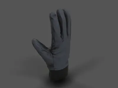 VR Hands - Winter Gloves Low-poly 3D model