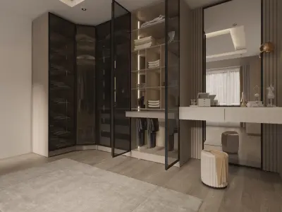 Hpl Dressing Room  Low-poly 3D model