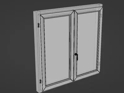 Window high-poly and high-detailed 3D model