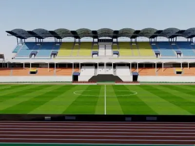 Seongnam Stadium - South Korea 3D model