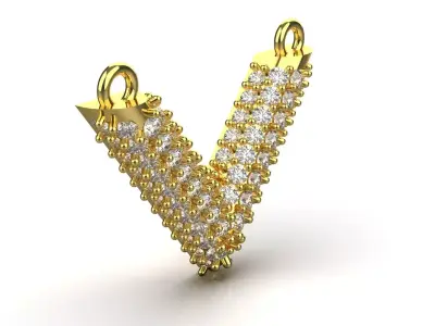 STL 3dm Pendant Brilliant Dance of Diamonds jp0211 3D print model